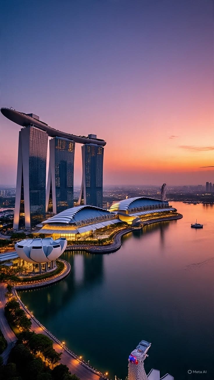 Singapore City Lights