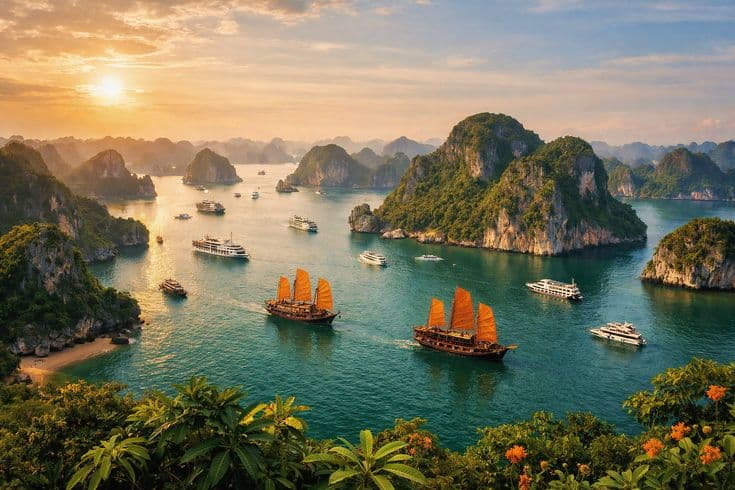 Hanoi + Ha Long + Phu Quoc + Da Nang